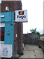 Old "Yugo Cars" sign, Luton High Street