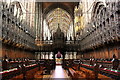SJ4066 : The Choir Stalls at Chester Cathedral by Jeff Buck