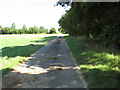 Concreted track on Fersfield Common