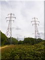 Haymoor Bottom, power lines