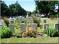 R.A.F. graves in St Mary Cray Cemetery