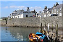 NX3343 : Port William Harbour by Leslie Barrie