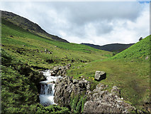 NY2902 : Waterfall on Greenburn Beck by Trevor Littlewood