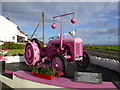 Pink tractor, Ballintoy