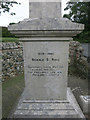 TL4238 : Great Chishill war memorial by Hugh Venables