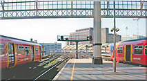 TQ3179 : Waterloo Station, outward on Platforms 3/4 by Ben Brooksbank
