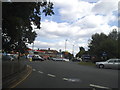 Roundabout at the junction of Brockley Hill and London Road