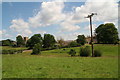 Sywell House and Church from the field path