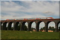 Gently does it: train on the Welland  (Harringworth) Viaduct