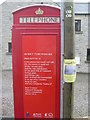 Back of Red Telephone Box, Tideswell