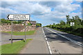 Road to Lockerbie passing Dryfesdale Cemetery