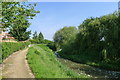 The River Witham along the east edge of Long Bennington