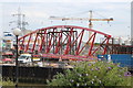 Bridge construction, Leamouth Peninsula