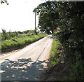 View west along Elderbush Lane