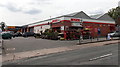 SO7193 : Spar store and Halfords Autocentre in Bridgnorth by Jaggery