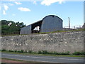 NT4449 : Retaining wall at Burnhouse Mains by M J Richardson