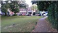 Looking towards Chislehurst High Street from the corner of the pond