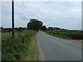 Minor road towards Hollington 