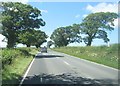 A386 passing Stockbeare Farm