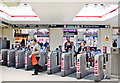 Wimbledon Station, entrance barriers 2010