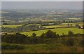 SS8528 : View from Woodland Common, West Anstey, Devon by Edmund Shaw