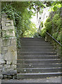 Steps to Belcombe Road