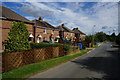 Houses in the village of Hayton, East Yorkshire