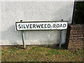 Vintage street nameplate, Silverweed Road, Weedswood