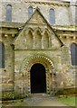 NZ1198 : North Entrance of Church at Brinkburn Priory by Russel Wills