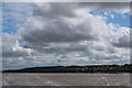 River Mersey view down the Eastham Channel