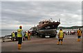 SH7882 : Manoeuvring the lifeboat by Gerald England