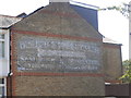 Painted ghost sign on the corner of Brodie Road