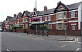 Clifton Road bus stop and shelter, Newport