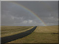 NF8980 : Rainbow over Berneray by Hugh Venables