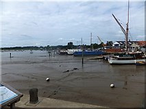TM2748 : Boats at low tide, Woodbridge by David Smith