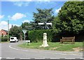 Ornate finger post, Norton Lindsey