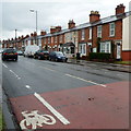 Evesham Road cycle lane,  Stratford-upon-Avon