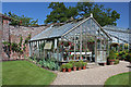 SE9364 : Greenhouse in a walled garden, Sledmere House by Pauline E