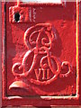 Edward VII postbox, Robertson Road / Kingsley Road, BN1 - royal cipher