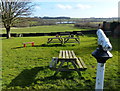 The Queens Head beer garden in Saddington