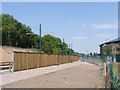 Sound barrier alongside The Becket School