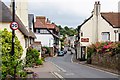 Porlock: Shops in the centre of the Village