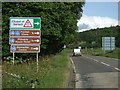 A96 heading east, Bridge of Carden