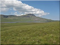 NG5050 : Moorland and Loch Leathan by Richard Dorrell