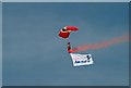 TA3108 : Red Devil para with airshow flag by Steve  Fareham