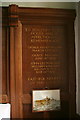 John Lee Machin (and family) memorial in Usselby church