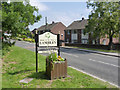 SK6244 : Lambley Village sign by Alan Murray-Rust