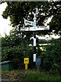 Roadsign on Kirstead Green