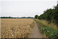 Footpath leading to Sherburn-in-Elmet