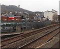 Iceland store viewed from Mountain Ash railway station